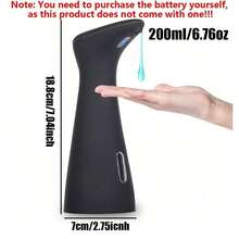 1個 400ML/200ML 桌面式皂液器 家用智慧紅外線感應自動皂盒 可用於分發洗髮精、沐浴露、洗手液、清潔劑 易於安裝 易於清潔 易於使用 適用於廚房、浴室、餐廳 送給朋友的絕佳禮物 (注意：本產品不含電池，您需要自行購買電池並在使用前安裝！！) - 彩色 - 查看 13