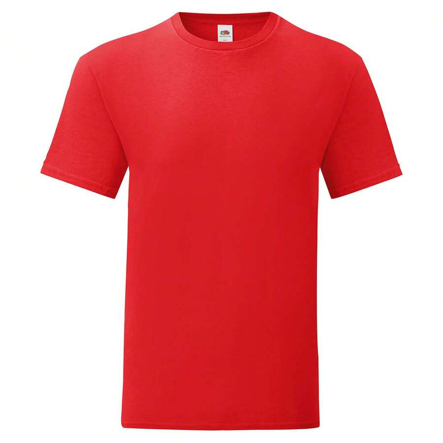 Fruit Of The Loom Mens Iconic 150 T-Shirt - Red - View 1