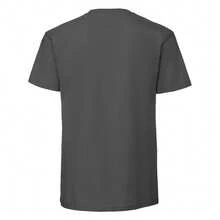 Fruit Of The Loom Mens Iconic Premium Ringspun Cotton T-Shirt - Light Graphite - View 2