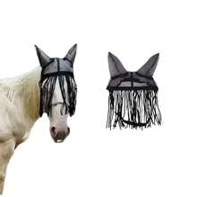 Thickened Breathable Windproof Horse Mask, Full Coverage Design, Effectively Prevents Flying Insects And Dust, Specialized Eye Protection Equipment For Outdoor Pastures, Windproof And Sun Protection, Soft Mesh Fabric Comfortable And Breathable, Suitable For Various Horse Sizes, Multi-Functional Protective Gear For Equestrian Competitions, Daily Care And Long-Distance Transport. - Multicolor - View 5