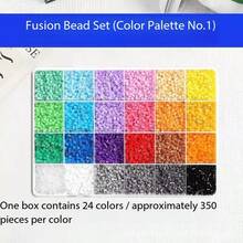 1/3/4/5 Boxes 2.6mm Perler Beads Creative Handmade Kit, DIY Fuse Beads Puzzle Keychain Pendant Making, Suitable For Enthusiasts, Can Create Various Patterns, Birthday, Graduation, Valentine's Day, Party Gifts, Handmade Gifts For Family, Friends, Classmates - Multicolor - View 4