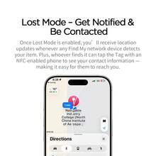 Thiết bị theo dõi Lenovo, chứng nhận Apple Find My, định vị chính xác chống thất lạc, phù hợp cho vòng cổ thú cưng, ba lô trẻ em, chìa khóa người già và hành lý, siêu nhỏ gọn và nhẹ - trắng - Xem 4