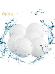 12 Pool Cleaning Balls, Fiber Balls, Filter Sponge Balls, 1/6pcs, Reusable Oil Balls, Suitable For Spa Baths And Hot Tubs, Outdoor Use, Cleanable Spa Filter Balls For Descaling, Pool Cleaning Supplies - Multiple Colors - View 10