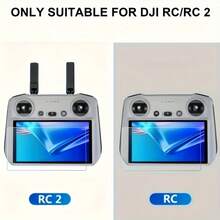 3piezas/Set Protector de pantalla de vidrio templado de alta definición, compatible con RC/RC2 Mini 4/3 Pro Mavic 4 Pro Air 3S Drone Control remoto, alta transparencia y resistencia a arañazos. - Ver 7