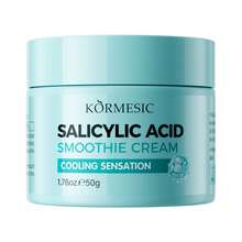 1pc 50G Vitamin C/Salicylic Acid/Niacinamide Facial Smoothing Cream, Cooling Oil Control, Improves Skin Roughness, Radiance, Brightens Skin Tone, Soothes And Repairs Skin Barrier - Smoothie - View 14