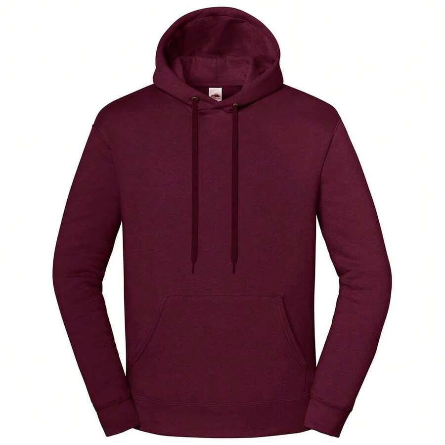 Fruit Of The Loom Mens Iconic Premium Hoodie - Burgundy - View 1