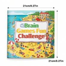 English Children's Educational Game Book Set, Fun Puzzle Activity Book, Improves Logical Thinking, Concentration, Memory And Hand-Eye Coordination - English Educational Puzzle Books for Children - View 4