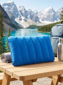 Almohadas de camping y senderismo ergonómicas premium con revestimiento de microfibra ultrasuave, almohadas de camping ultraligeras para viajeros de mochilero, almohadas de viaje inflables con superficie aterciopelada, perfectas para la temporada de graduación, salidas y camping, esencial de camping - Multicolor - Ver 14
