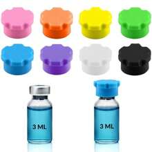 Reusable 3ml Glass Vial Protective Vial Caps, Leak-Proof And Dust-Proof Caps, Suitable For 3ml Vial Storage Boxe - Multicolor - View 4