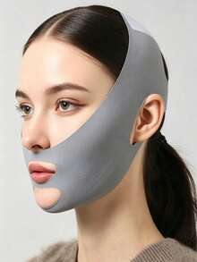 1/2pcs Unisex Adjustable V-Shaped Reusable Face Cover Strap, Seamless Fit Design, Breathable Nylon Fabric - Multicolor - View 12