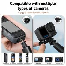 Giá đỡ xe đạp xoay 360 độ dành cho camera hành trình, camera gắn trên xe, phụ kiện xe đạp và xe máy, phù hợp với dòng Insta360/ Series/Pocket Series/Action Series và các camera thể thao khác có lỗ vít 1/4". - Xem 4