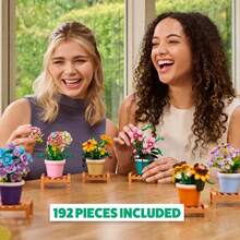 ZURU MAX Premium Garden Pot Plants Building Bricks Collection - Buildable Plant Mystery Egg - Succulent & Flower Building Blocks Toy Set - Single Ball Pack (Random) - Multicolor - View 8