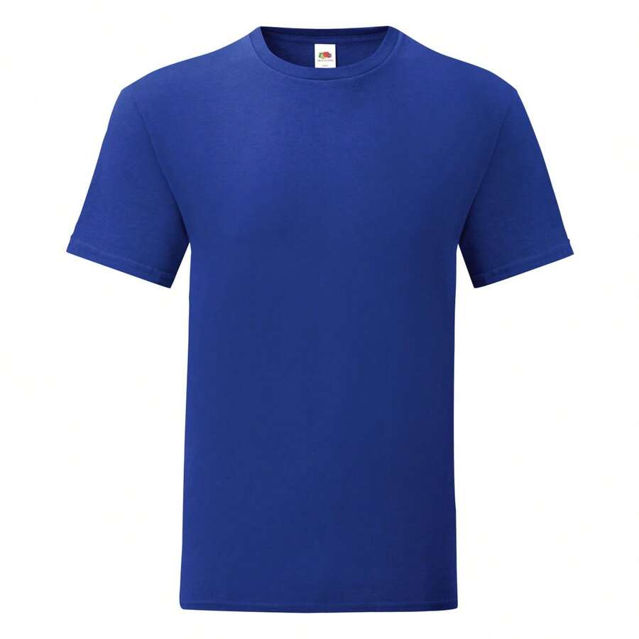 Fruit Of The Loom Mens Iconic T-Shirt - Cobalt Blue - View 1