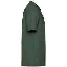 Fruit Of The Loom Mens Pique Polo Shirt - Bottle Green - View 3