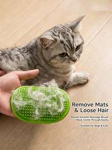 Silicone Cat Scratching Brush With Adjustable Strap,Pet Bath & Massage Rubber Hair Brush, Cat Face Scratcher And Self-Grooming Brush - Relaxing Anti-Itch, , Can Be Tied To Table Legs, Suitable For Kittens And Adult Cats - one-size - View 6