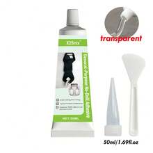 Special Adhesive No Drill Glue - Transparent, Strong, No-Scratch Adhesive For Hanging Hooks & Shelves, Towel Racks, Easy To Use With No Need For Nails, Ideal For Bathroom & Kitchen, Easy Installation, No Damage To Wall Surface - CJ-345 - View 15
