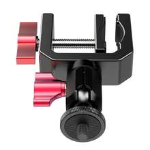 Aluminum Alloy C-Clamp With 1/4 Ball Head, Universal U Shape Camera Clamp For Desk Pole Rail Mount, Magic Arm Extension Accessory - View 8