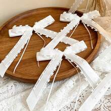 (10pcs/Pack) Heart Butterfly Wedding Car Party Decorations, Wedding Decor, Gift Wrapping Decorations, Holiday Backdrop Decorations - White - View 11