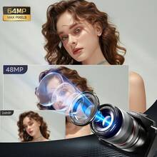 NBD Professional 5K Digitalkamera 64 MP 16 fachen optischen Zoom einen integrierten Blitz und ein um 180 Grad neigbares Display ideal für Vlogs und Selfies Dank des mitgelieferten Stativs gelingen professionelle Fotos im Handumdrehen Zwei integrierte 2000 mAh Akkus sorgen für lange Akkulaufzeiten - Übersicht 2
