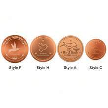 1pc Copper Bird Bath Tray, 0.6mm Reinforced 99.99% Pure Copper Cleaning Plate With 3-Point Support, Suitable For Outdoor Bird Bath Basin Year-Round Physical Water Cleaning - Multiple Styles - View 9
