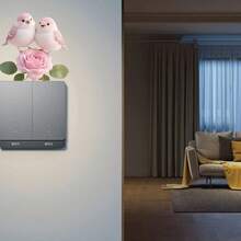 1/3pcs Cute Pink Lovebird And Rose Glass Sticker, Removable PVC Sticker, Suitable For Bathroom Mirrors, Bedrooms, Windows, And Home Decoration. - Multicolor - View 10
