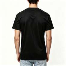 Men's Casual T-Shirt, Long Live Mexican Soccer, Sunflower Soccer Ball Summer Top, Short Sleeve - 黑色 - 查看 3