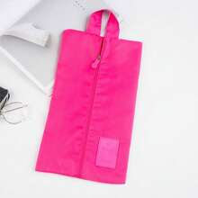 2/6 piezas Bolsas portátiles con cremallera para almacenamiento de zapatos, Bolsas de zapatos impermeables portátiles para viajes, Organizador de zapatos deportivos a prueba de polvo, Bolsa de zapatos para viajes, Organizador de zapatos para equipaje, Funda de zapatos para equipaje de viaje de negocios, Bolsa portátil de almacenamiento de zapatos deportivos para gimnasio, Unisex - Multicolor - Ver 24