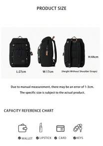 Mochila Coach Logan estampada para hombre CDU99BLK - CDU99BLK negro - Ver 9