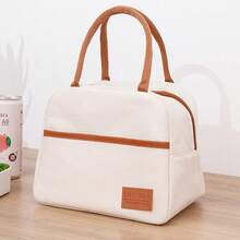 1pc Insulated Lunch Bag, Waterproof Lunch Cooler Bag, Thermal Lunch Box, Reusable Portable Lunch Bag With Adjustable Strap, Suitable For Work, School, Picnic, Back To School, Outdoor Activities - Multicolor - View 21