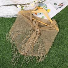 1pc Fashion Vintage Hollow Tassel Headscarf Hair Bandana Classic Versatile Suitable For Daily Outings Street Photography Wearing Headscarf Hair Accessory Celebration Holiday Gift - Multicolor - View 9