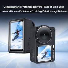 3-In-1 Screen Protector, Tempered Glass Film, Lens Cover, Lens Pouch, Storage Box Compatible With OSMO Action 6 Accessories/Suitable For OSMO Action 6/OSMO Action 5/OSMO Action 4 - View 8