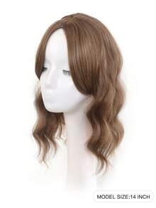 Synthetic Topper Clip In Hair Extensions With Bangs For Women Increase The Amount Of Hair On The Top Of The Head Cover The White,Breathable And Heat-Resistant For Daily Use, Halloween - Multicolor - View 8