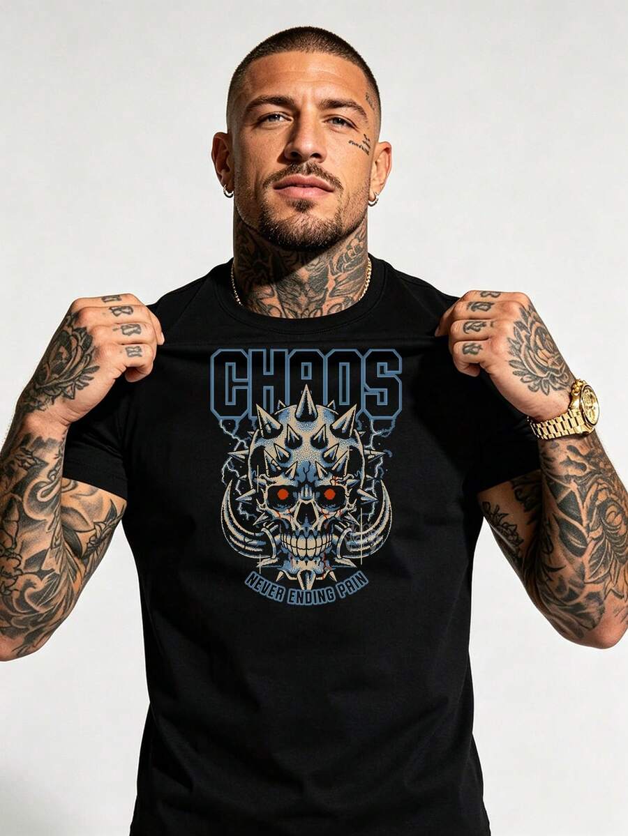 T-Shirts für Herren - Schwarz - Übersicht 1