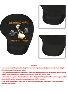 Ergonomic Wrist Support Mouse Pad, Cartoon Pattern Mouse Pad, Cat Mouse Pad, Duck Mouse Pad; EVA Material, Non-Slip Memory Foam Mouse Pad, Comfortable Wrist Support, Skin-Friendly Desk Mat; Desktop Protector, Work Gift, Suitable For Gaming, Office, Non-Slip, Office Computer, Laptop And Home, Graduation Season Souvenir, Colleague Gift, Valentine's Day, Mother's Day, Back To School Gift, Office Essential - Multicolor - View 8