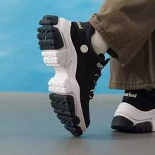 Timberland New Outdoor Breathable Non-Slip Versatile Retro Panda Women's Sports Casual Shoes - Black and White - View 3