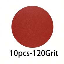 10pcs 9-Inch Holeless (225mm) Multi-Grit 60-600# Round Sandpaper - Suitable For Woodworking, Rust Removal And Polishing, Compatible With All 225mm Orbital Sanders, Furniture And Metal Treatment, Durable Abrasive Pads, Home Improvement Tool Accessories - Red - View 15