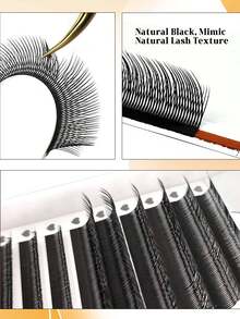 CoMango 12Rows C/D Fox YY Eyelash Extension Three Layers Y Shaped 0.07MM Premade False Lashes Left And Right YY Fox Eyelashes Elongated Your Eyes - View 4