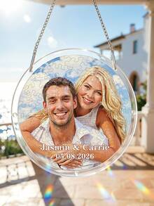 Personalized Acrylic Suncatcher Puzzle Jigsaw With Photo Text Custom Pet Or Family Suncatcher Puzzle Window Hanging Decor Acrylic Suncatcher Puzzle - Acrylic - View 10