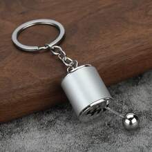 Porte-clés de levier de vitesse de modification automobile, porte-clés de levier de vitesse de transmission manuelle, outil anti-stress, porte-clés de pomme de levier de vitesse de modification automobile personnalisé créatif, modèle de levier de vitesse de transmission manuelle, modèle de jouet ornement pendentif exquis, jouet anti-stress de levier de vitesse, petit cadeau exquis - Multicolore - Voir 11