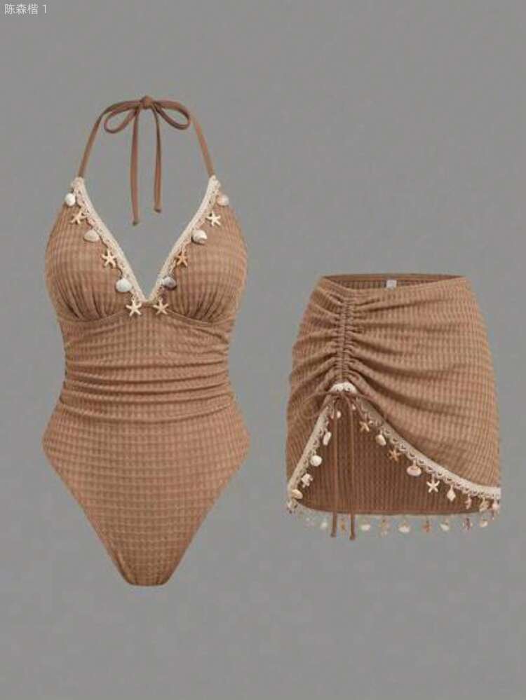 Women Bikini Sets - Whole Grain Coffee - View 1