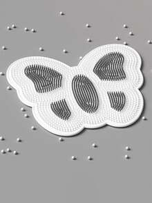 1 Stück Fußmassage Badezimmer rutschfeste Matte, weiche Borsten Fußschrubbpad zum Entfernen von abgestorbener Haut, starke Saugnäpfe Sturzschutz, wasserdicht schnelltrocknend Badezimmer Dusche Heimgebrauch verschleißfeste Badezimmer Bodenmatte - Übersicht 4