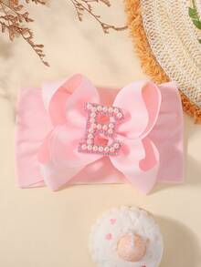 bilicaca 1pc Pink Letter Soft Baby Headband, Baby Birthday Hair Accessory, Warm And Sweat-Absorbing, Caring For Baby's Growth - Multicolor - View 17