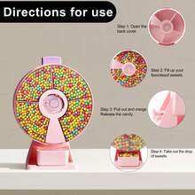 1pc Mini Candy Machine, Desktop Rainbow Chocolate Bean Storage Jar, Children's Fun Toy Storage Box, Birthday Party Gift Candy Storage Box - View 7
