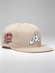 1 Pc Unisex Retro Letter Embroidered Fashionable Baseball Cap, Adjustable Design, Perfect For Outdoor Activities, Travel, And Running - Multicolor - View 5