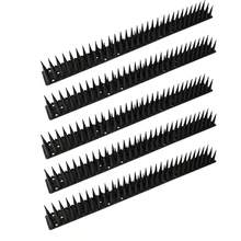 5 pièces Pics anti-oiseaux Barrière répulsive pour chats et oiseaux Fenêtre Clôture Balcon Jardinage extérieur Fournitures de lutte contre les nuisibles - A - Voir 12