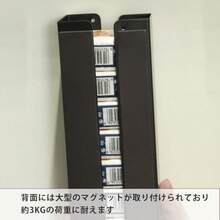 マグネット ティッシュケース ポケットティシューホルダー 長方形 ポケットウェットティッシュ キッチン 浴室 お風呂 洗面台 収納 ブラック マグネット - 写真のように - チェックする 5