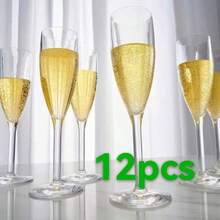 12/6/2pcs 5oz Acrylic Champagne Cups, Fashionable Bubble Beverage Cups Suitable For Drinks, Sparkling Water, Champagne And Desserts, Reusable, Mousse Cups - View 9