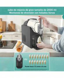 Máquina Profesional Para Preparar Slush Y Batidos Congelados - Gris - Ver 4