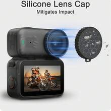 [3+1pc] Screen Protector Set, Compatible With DJI Osmo Nano, 3pcs Ultra HD 9H Hardness Tempered Glass + 1pc Rubber Lens Cap, Scratch-Resistant, Anti-Fingerprint, Bubble-Free, Nano Additional Protection For Camera - View 6