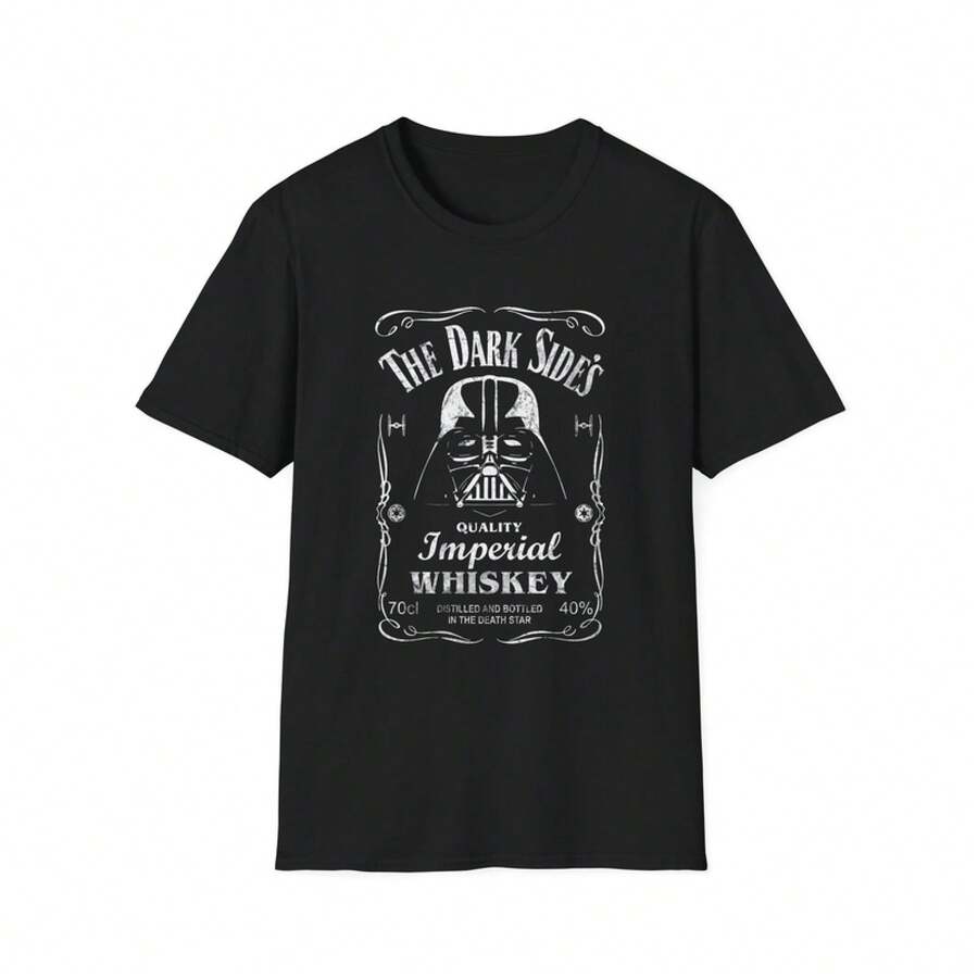 Dark Side Imperial Whiskey T-Shirt | | Jack D Label | - Black - View 1